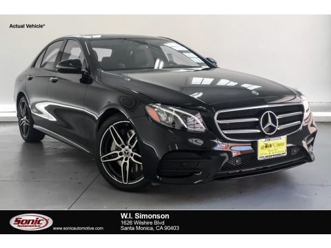 Black Mercedes-Benz E 300 Sedan.  Click to enlarge.