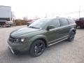 Front 3/4 View of 2019 Dodge Journey Crossroad AWD #1