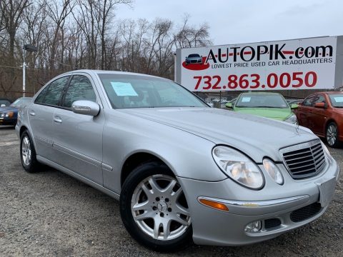 Brilliant Silver Metallic Mercedes-Benz E 320 Sedan.  Click to enlarge.