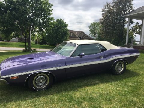 Plum Crazy Dodge Challenger R/T Convertible.  Click to enlarge.