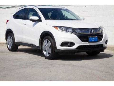 Platinum White Pearl Honda HR-V EX.  Click to enlarge.