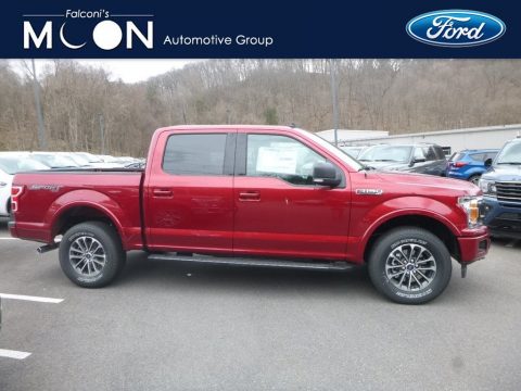 Ruby Red Ford F150 XLT SuperCrew 4x4.  Click to enlarge.