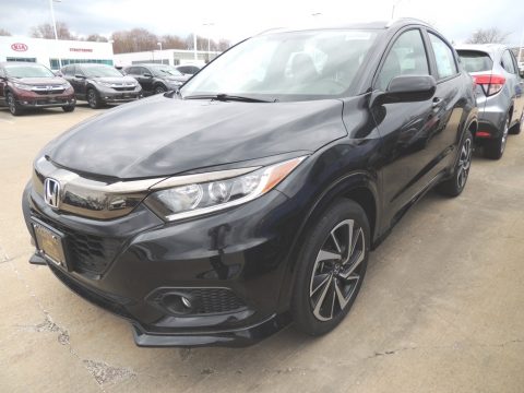 Crystal Black Pearl Honda HR-V Sport AWD. Click to enlarge. Crystal Black Pearl Honda HR-V Sport AWD. Click to enlarge.