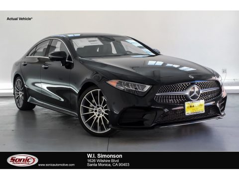 Black Mercedes-Benz CLS 450 Coupe.  Click to enlarge.