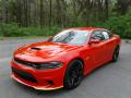 Front 3/4 View of 2019 Dodge Charger R/T Scat Pack #2