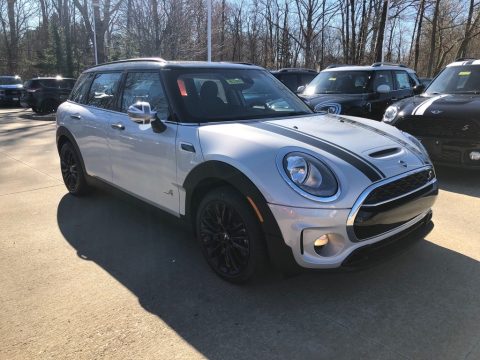 White Silver Mini Clubman Cooper S All4.  Click to enlarge.