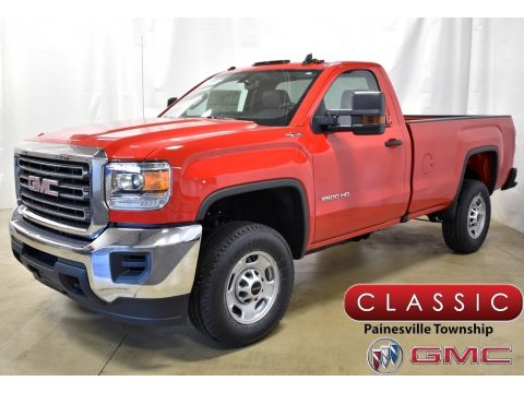 Cardinal Red GMC Sierra 2500HD Regular Cab 4WD.  Click to enlarge.