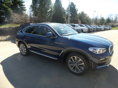 Phytonic Blue Metallic BMW X4 xDrive30i.  Click to enlarge.