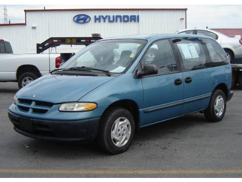 Island Teal Metallic Dodge Caravan .  Click to enlarge.