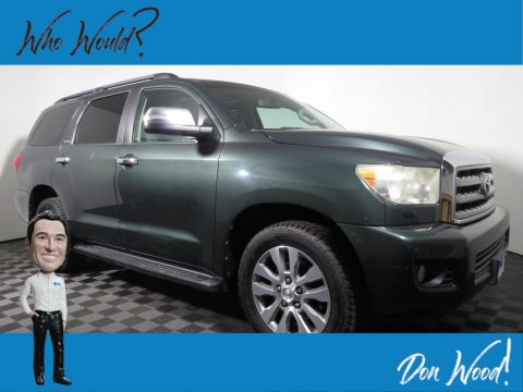 Slate Metallic Toyota Sequoia Limited 4WD.  Click to enlarge.