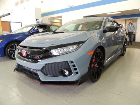 Sonic Gray Pearl Honda Civic Type R.  Click to enlarge.