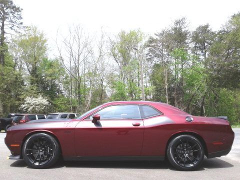 Octane Red Pearl Dodge Challenger T/A 392.  Click to enlarge.