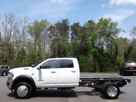 Bright White Ram 4500 SLT Crew Cab 4x4 Chassis.  Click to enlarge.