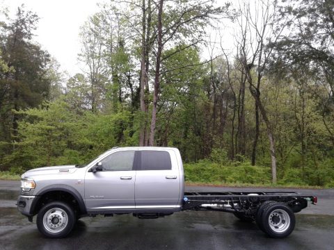 Billet Silver Metallic Ram 5500 SLT Crew Cab 4x4 Chassis.  Click to enlarge.