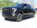 Front 3/4 View of 2019 GMC Sierra 1500 AT4 Crew Cab 4WD #5