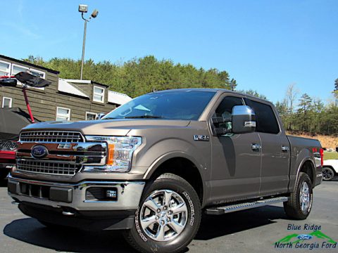 Stone Gray Ford F150 Lariat Sport SuperCrew 4x4.  Click to enlarge.