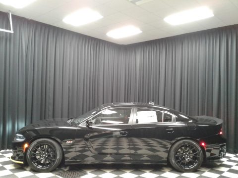 Pitch Black Dodge Charger R/T Scat Pack.  Click to enlarge.