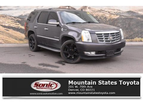 Galaxy Gray Metallic Cadillac Escalade Luxury AWD.  Click to enlarge.