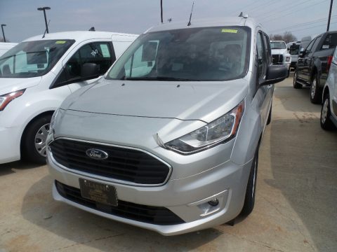 Ingot Silver Ford Transit Connect XLT Passenger Wagon.  Click to enlarge.