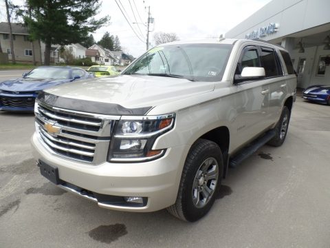 Champagne Silver Metallic Chevrolet Tahoe LT 4WD.  Click to enlarge.