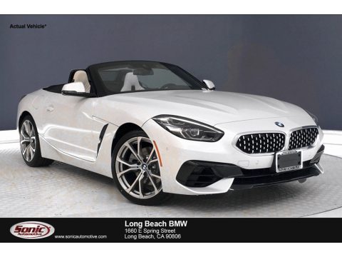 Mineral White Metallic BMW Z4 sDrive30i.  Click to enlarge.