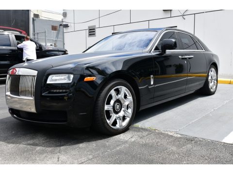 Diamond Black Rolls-Royce Ghost .  Click to enlarge.