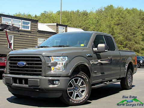 Lithium Gray Ford F150 XLT SuperCab 4x4.  Click to enlarge.