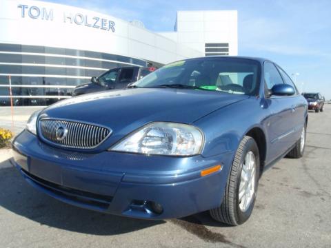 Medium True Blue Metallic 2004 Mercury Sable LS Premium Sedan with Dark 