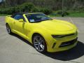 Front 3/4 View of 2018 Chevrolet Camaro LT Convertible #36