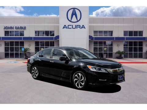 Crystal Black Pearl Honda Accord EX-L Sedan.  Click to enlarge.