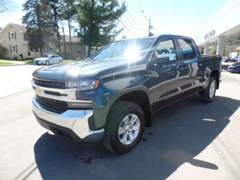 Shadow Gray Metallic Chevrolet Silverado 1500 LT Crew Cab 4WD.  Click to enlarge.