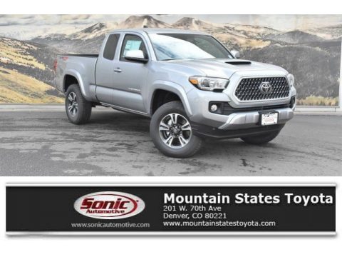 Silver Sky Metallic Toyota Tacoma TRD Sport Access Cab 4x4.  Click to enlarge.