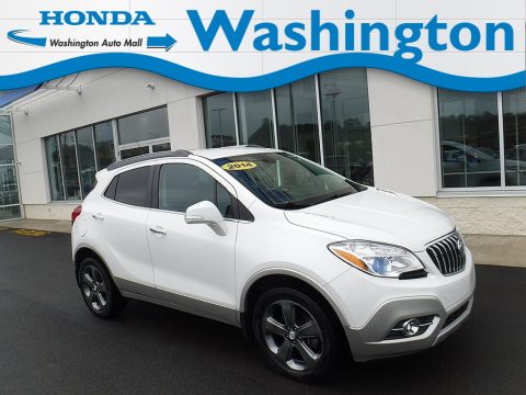 White Pearl Tricoat Buick Encore Convenience AWD.  Click to enlarge.