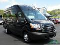 Front 3/4 View of 2019 Ford Transit Passenger Wagon XLT 350 HR Long #7