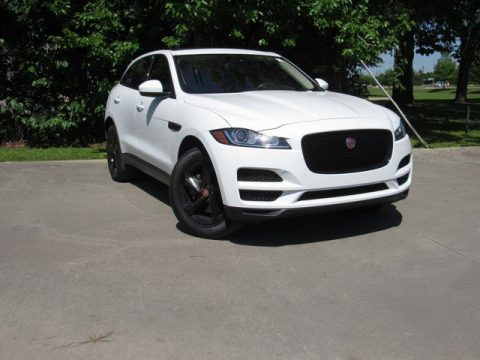Polaris White Jaguar F-PACE 35t AWD Premium.  Click to enlarge.