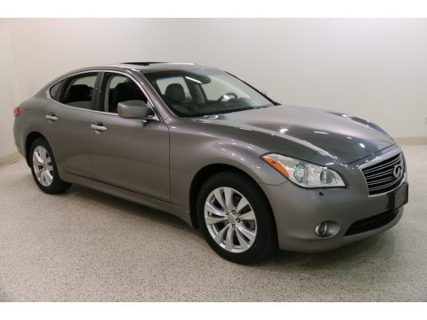 Platinum Graphite Infiniti M 37x AWD Sedan.  Click to enlarge.