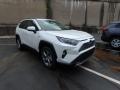 Front 3/4 View of 2019 Toyota RAV4 Limited AWD Hybrid #1