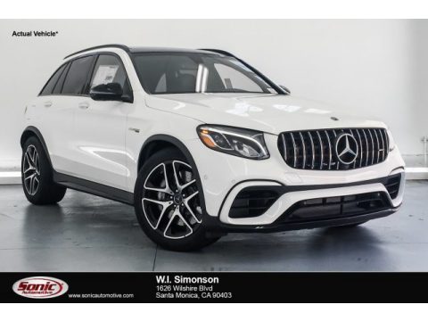 Polar White Mercedes-Benz GLC AMG 63 4Matic.  Click to enlarge.