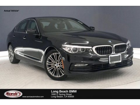 Black Sapphire Metallic BMW 5 Series 530i Sedan.  Click to enlarge.