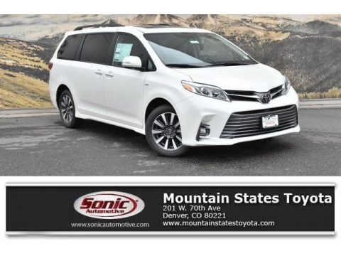 Super White Toyota Sienna Limited AWD.  Click to enlarge.
