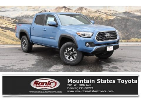 Cavalry Blue Toyota Tacoma TRD Off-Road Double Cab 4x4. Click to enlarge. Cavalry Blue Toyota Tacoma TRD Off-Road Double Cab 4x4. Click to enlarge.