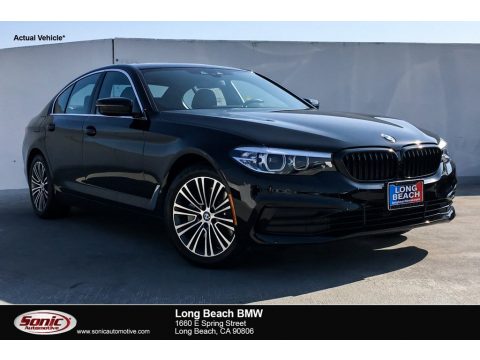 Jet Black BMW 5 Series 530i Sedan.  Click to enlarge.