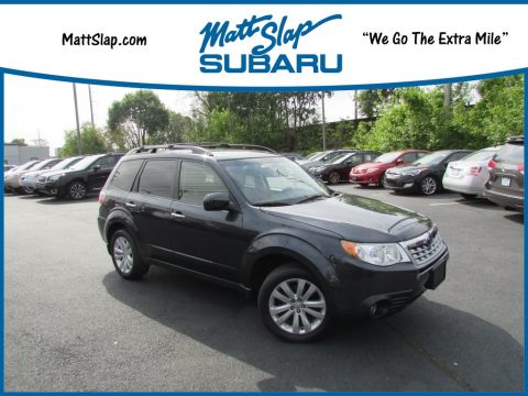 Dark Gray Metallic Subaru Forester 2.5 X Limited.  Click to enlarge.