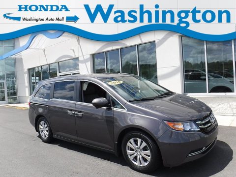 Modern Steel Metallic Honda Odyssey EX-L.  Click to enlarge.