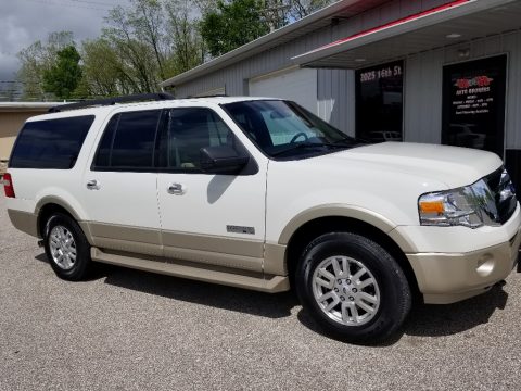 White Suede Ford Expedition EL Eddie Bauer 4x4.  Click to enlarge.