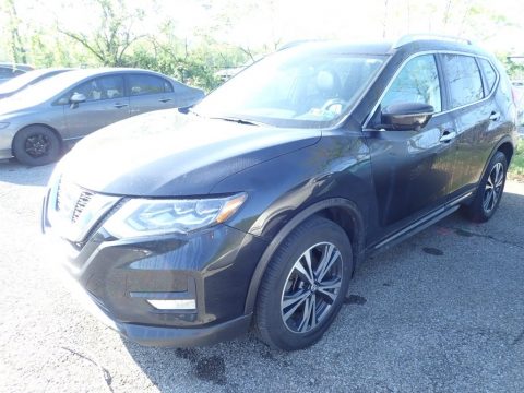 Magnetic Black Nissan Rogue SL AWD.  Click to enlarge.