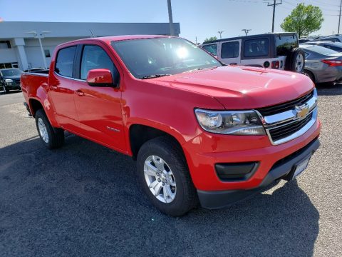 Red Hot Chevrolet Colorado LT Crew Cab 4x4.  Click to enlarge.