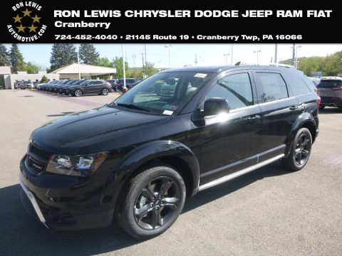Pitch Black Dodge Journey Crossroad AWD.  Click to enlarge.