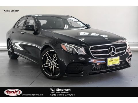 Black Mercedes-Benz E 300 Sedan.  Click to enlarge.