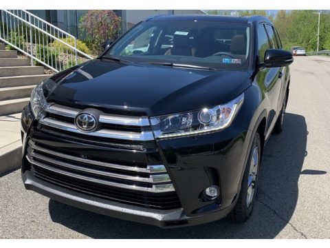 Midnight Black Metallic Toyota Highlander Limited Platinum AWD.  Click to enlarge.